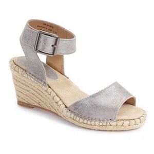 LIKE NEW Johnston & Murphy Angela Espadrille Wedge Sandal 10